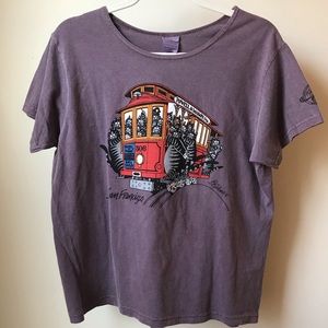 🆕 NWT Kliban Cat Wine-Dyed Crazy Shirt T-Shirt
